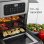 Airfryer Princess 182065 Aerofryer Oven 10L 1500W Grande Capacité Écran Tactile