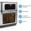 Airfryer Princess 182065 Aerofryer Oven 10L 1500W Grande Capacité Écran Tactile