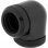 Corsair Racro 14 mm de 90° Hydro X Series XF Rígido Pack de 2 Unidades Preto