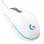 Logitech G G203 Lightsync Mouse USB tipo A 8000 DPI Bianco