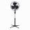 Haeger Cross Wind Ventilador de Pie 45W Negro