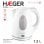 Haeger London Fervedor de Água 1.5L 2200W