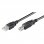 Goobay Cable Impresora USB 2.0 Tipo A/B Macho/Macho 25cm Negro