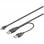 Goobay Mini USB auf 2xUSB 2.0 Kabel 50cm Schwarz