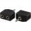 Goobay Duplicador Audio 2x Jack 3.5mm Hembra/Macho Negro
