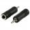 Goobay Adaptador Audio Estéreo Jack 3.5mm a 6.35mm Macho/Hembra Negro