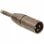 Goobay Adaptador XLR Estéreo a Jack 6.35mm Macho/Macho Gris