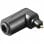 Goobay Adaptador Óptico Acodado Toslink Macho/Hembra Negro