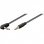 Goobay Cable de Audio Estéreo Acodado Jack 3.5mm Macho/Macho 1.5m Negro