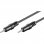 Goobay Cable de Audio Estéreo Jack 2.5 Macho/Macho 1.5m Negro
