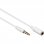 Goobay Cable Extensor Jack 3.5mm Macho/Hembra 1m Blanco