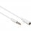 Cavo prolunga Goobay Jack 3,5 mm maschio/femmina 50 cm bianco