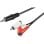 Goobay Câble Audio Jack 3,5mm vers 2xRCA Mâle/Mâle 1,5m Noir
