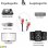 Goobay Audiokabel 2xRCA Stecker/Stecker 1,5m Schwarz