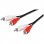 Goobay Cable de Audio 2xRCA Macho/Macho 15m Negro