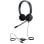 Auriculares Jabra Evolve 20 Duo com fio USB para escritório/call center com Cancelamento de Ruído e microfone, pretos
