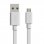 Xtorm Cable Plano USB a Micro USB 1m Blanco