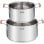 Tefal G720S604 Set Optispace 4 Piezas Sartenes 24cm/28cm + Cacerolas 18/20 cm + Tapas