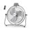 Ventilatore da Pavimento Industriale Orbegozo PWM 2232 45W 30cm 3 Velocità Telecomando Timer