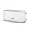 Broodrooster Ufesa TT7375 2 lange brede sleuven 1400 W 7 bruiningsstanden Ontdooifunctie Grijs rood wit