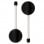 Nite Ize Gear Tie Mountables 2 Pack 2 Bridas/Ganchos 50mm Negro/Blanco