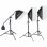 Bresser BR-2105 Daylight Set Kit de Iluminación Continua + Fondos Verde Croma/Blanco/Negro