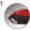 Wahl Clip & Trim Cortapelos con Accesorios Rojo