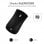 Mouse Bluetooth Subblim elegante 2400 DPI Nero