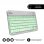 Subblim Smart Bluetooth-Tastatur mit Hintergrundbeleuchtung, Silber
