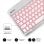 Subblim Smart Bluetooth-Tastatur mit Hintergrundbeleuchtung, Silber