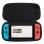 Custodia Nuwa antiurto con manico nero + 4 custodie per giochi/schede per Nintendo Switch