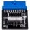 Silverstone CP14 Adaptador USB 3.0 Interno (19 pines) a USB 3.1/3.2 Tipo-C 20 pines (Key A)
