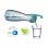 Laica Flow’n go Garrafa Filtrante de Água + 4 Filtros de Carbono Fast Disk
