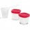 Tefal XF100501 Set 6 Tarros Tapa Roja para Yogurtera Multi Délices Express
