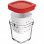 Tefal XF100501 Set 6 Tarros Tapa Roja para Yogurtera Multi Délices Express