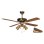 Ventilateur de Plafond avec Lumière Orbegozo CT 30132 M 60W 132cm 3 Vitesses Fonction Hiver