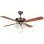 Ventilatore da Soffitto con Luce Orbegozo CT 10132 M 60W 132cm 3 Velocità Funzione Inverno
