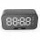 Quick Media Radio FM/AM-Reloj-Despertador Altavoz Bluetooth