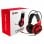 MSI DS501 Auriculares Gaming Negro/Rojo