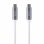 DCU Tecnologic Cable USB-C a USB-C Macho/Macho 1m Blanco