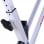 HomCom Bicicleta de Fitness Plegable Blanca/Roja