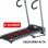 HomCom Cinta de Correr Plegable Negra/Plata