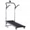 HomCom Cinta de Correr Manual Plegable Gris