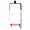 HomCom Cinta de Correr Manual Plegable Gris/Roja