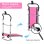 HomCom Cinta de Correr Manual Plegable Gris/Roja