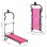 HomCom Cinta de Correr Manual Plegable Gris/Roja