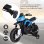 HomCom Moto Eléctrica 6V Negra/Azul