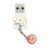 HP X778W 64 Go USB 3.1 Orange/Blanc