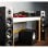 Enceintes Polk Audio T50 sur pied filaires 150W finition chêne noir