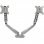 StarTech Brazo Soporte de 2 Monitores VESA 15 a 32" Hub 2xUSB